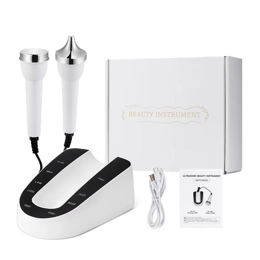 Ultrasound Skin Care Beauty Machine High Frequency Face Eye Massager Face Lifting Facial Clean SPA Ultrasonic Beauty Device